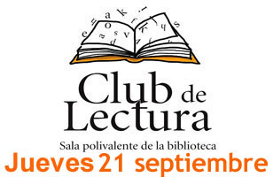 Club de lectura adultos, 21 de septiembre
