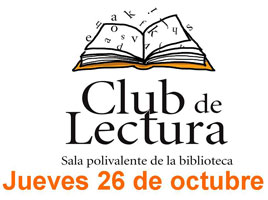 Club de lectura adultos, 26 de octubre