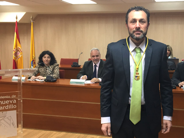 Toma de posesión de Javier Barbero Martín nuevo Concejal en el Ayuntamiento de Villanueva del Pardillo