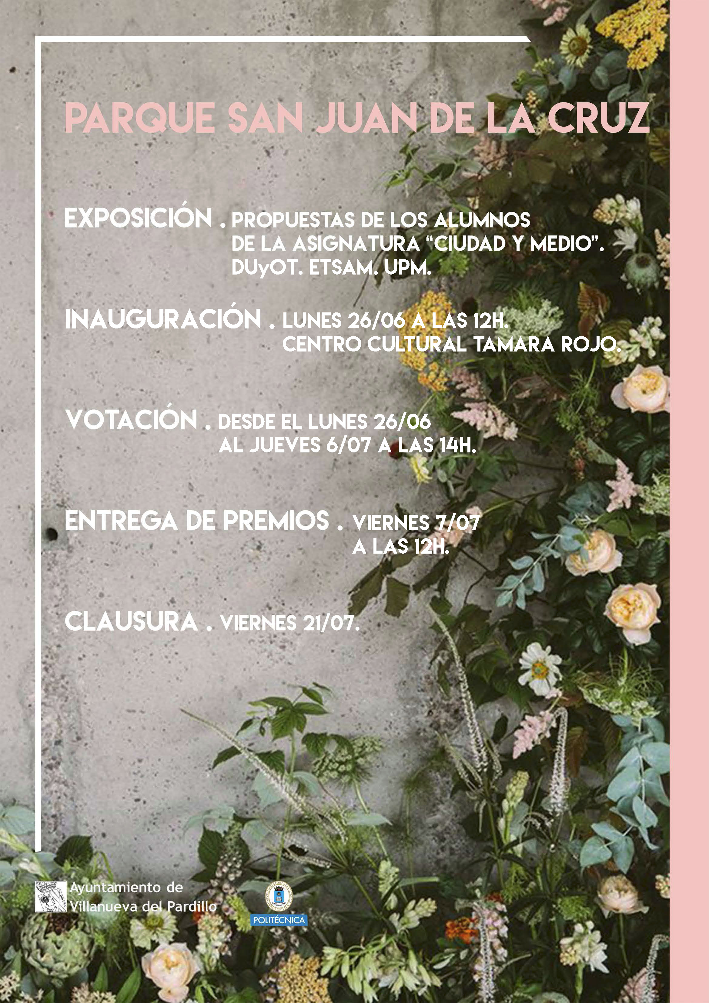 ¿Qué diseño quieres para el Parque San Juan de la Cruz?