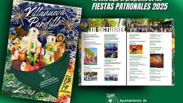 Villanueva del Pardillo presenta el programa de Fiestas Patronales San Lucas Evangelista 2025