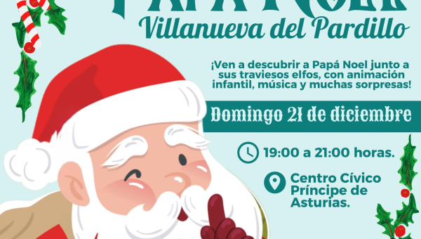 Llega el Pasaje de Papá Noel a Villanueva del Pardillo 