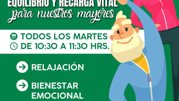 Taller de equilibrio y recarga vital para personas mayores en Villanueva del Pardillo
