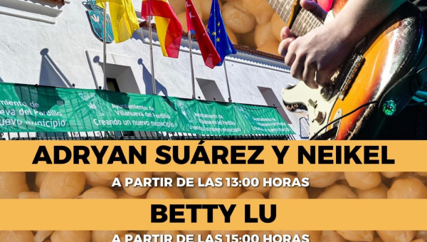 Música en directo en la Plaza Mayor durante el IV Gran Cocido Pardillano Solidario