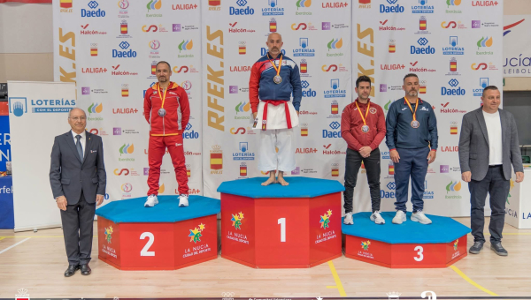Enhorabuena a nuestro campeón nacional del Club Karate José Mateos de Villanueva del Pardillo en el Campeonato de España Máster