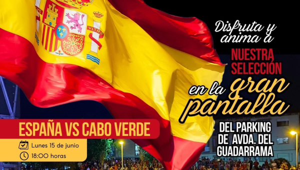 Villanueva del Pardillo con España. Gran pantalla para animar a nuestra selección en el Mundial
