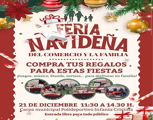 Feria de Navidad del Comercio y la Familia, 21 de diciembre'25