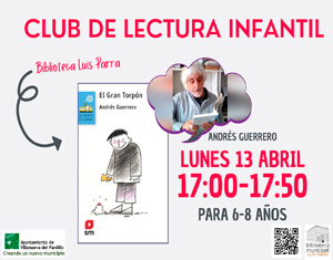 Club de lectura Infantil, lunes 13 de abril'26