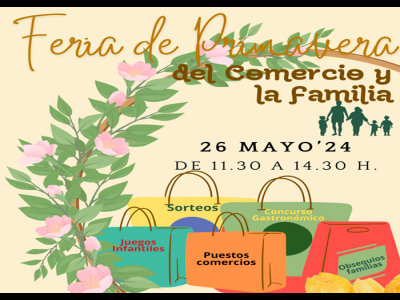 Feria de Primavera del Comercio y la Familia, 26 de mayo'24
