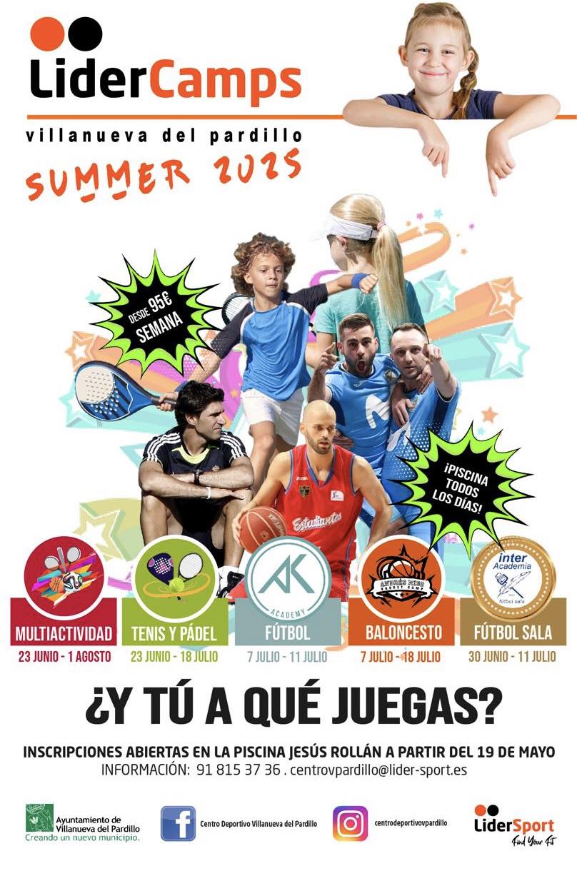 Villanueva del Pardillo presenta sus Campamentos de Verano junto a deportistas de élite