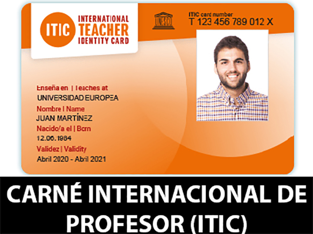 Carne Internacional de Profesor