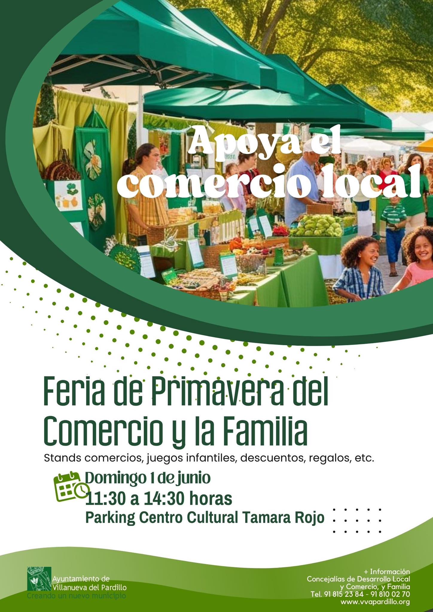 Feria de Primavera del Comercio y la Familia en Villanueva Del Pardillo
