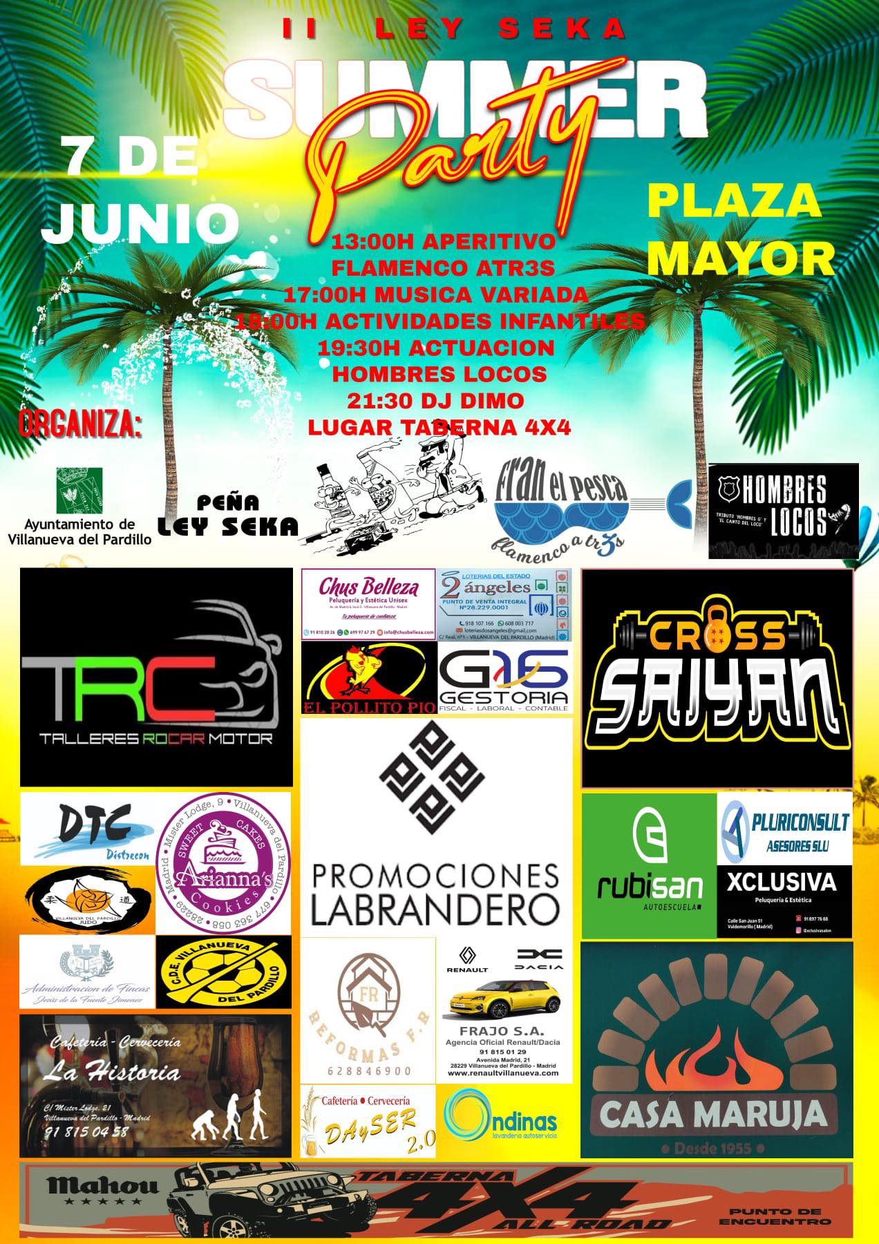 II Ley Seka Summer Party en Villanueva del Pardillo