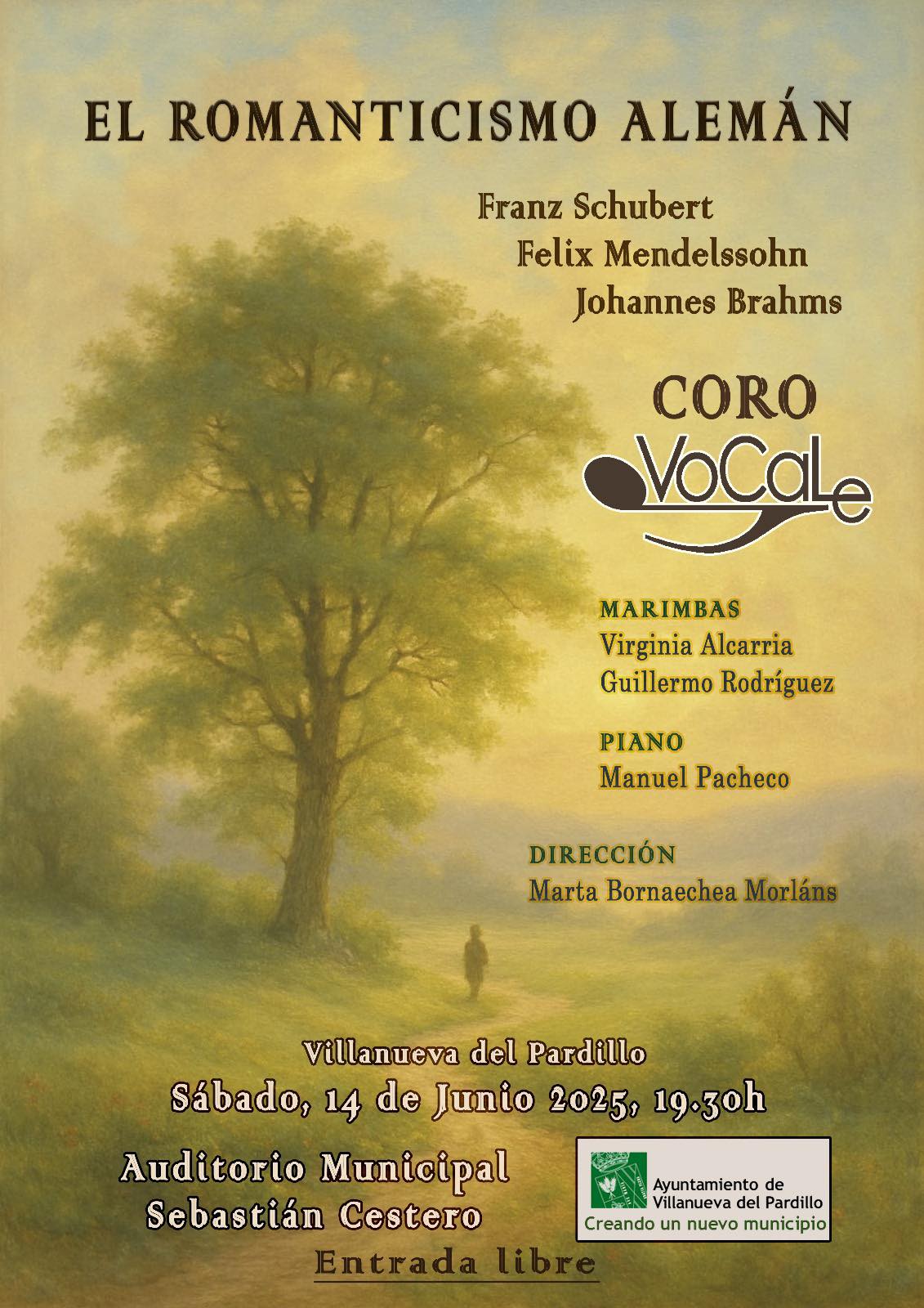 Concierto “El romanticismo alemán” en Villanueva del Pardillo