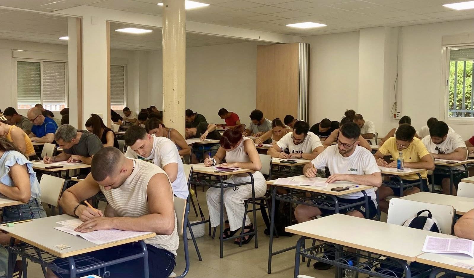 160 aspirantes realizan las pruebas psicotécnicas del proceso selectivo para las 8 plazas de Policía Local por turno libre en Villanueva del Pardillo