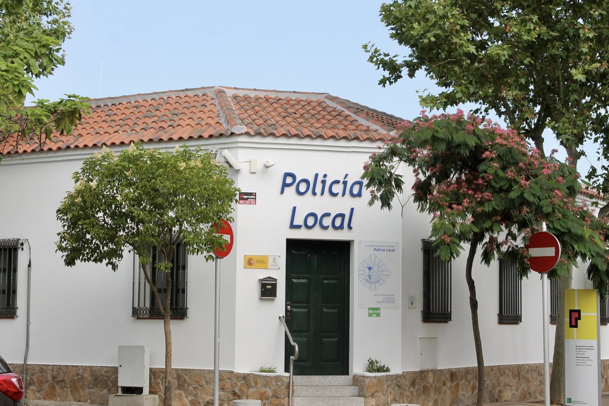 Obras de mejora en las dependencias de Policía Local de Villanueva del Pardillo