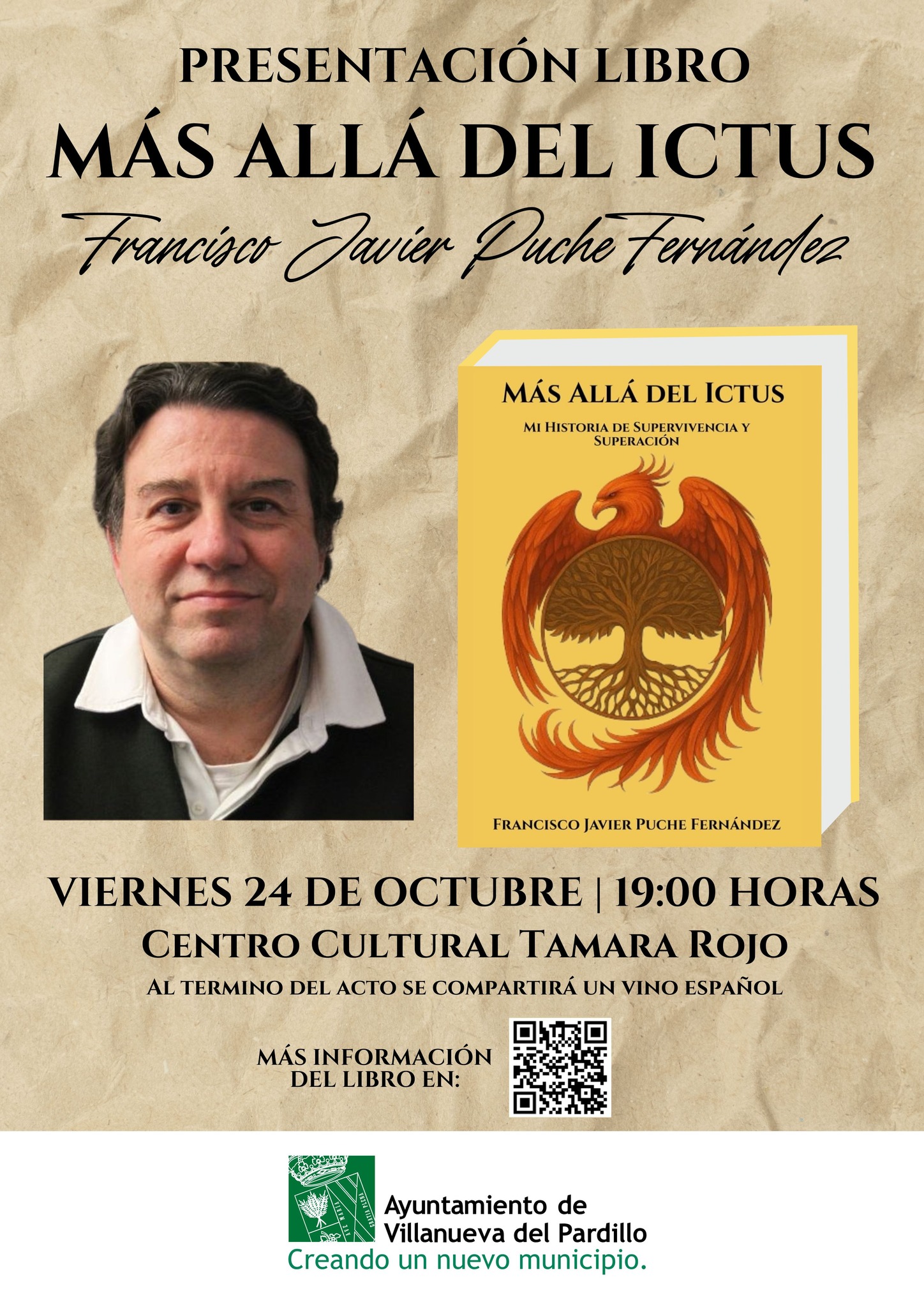 Presentación del libro &quot;Más allá del ictus&quot; de Francisco Javier Puche Fernández