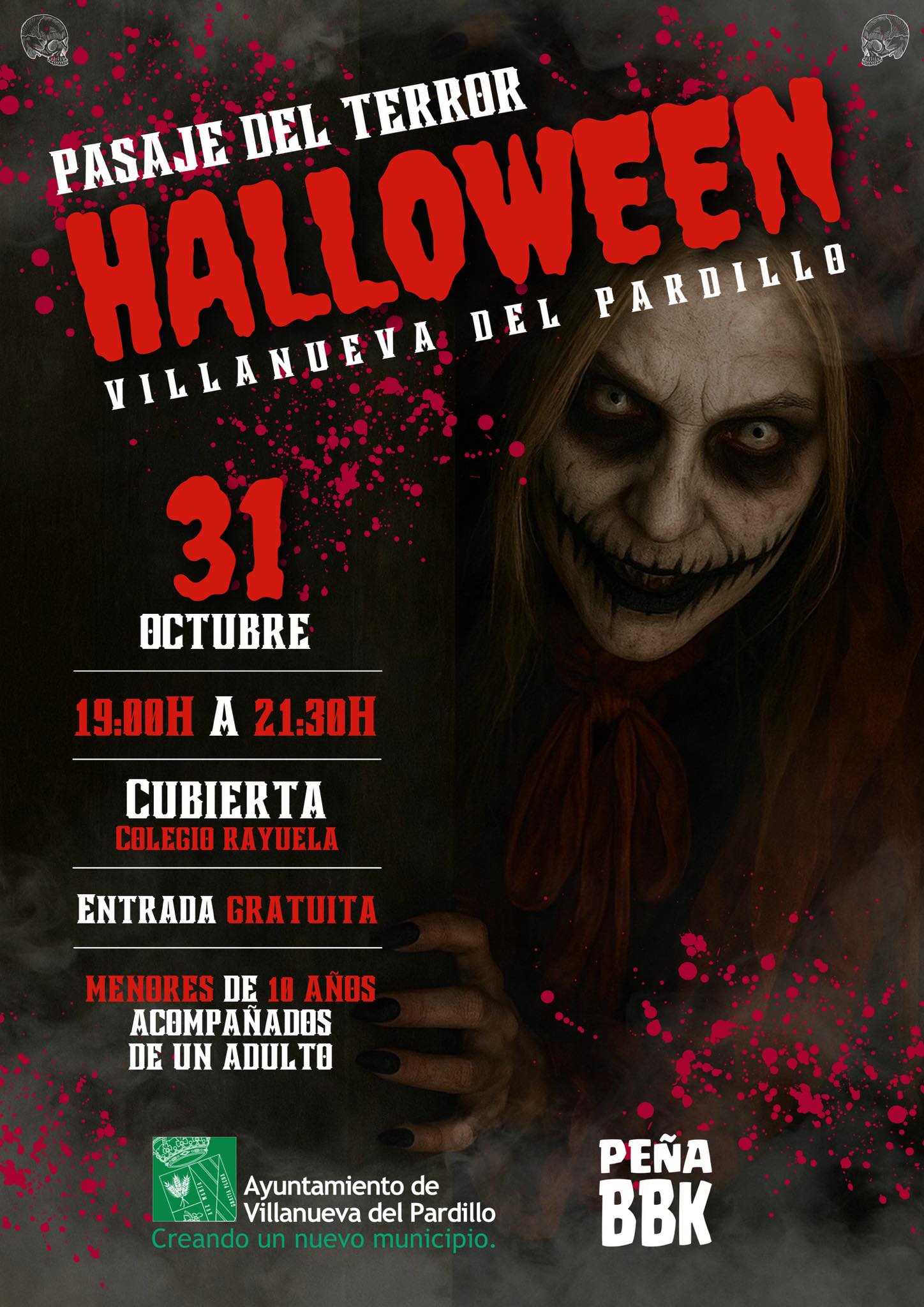 Vive una noche terrorífica con el pasaje del terror de Villanueva del Pardllo. Halloween 2025