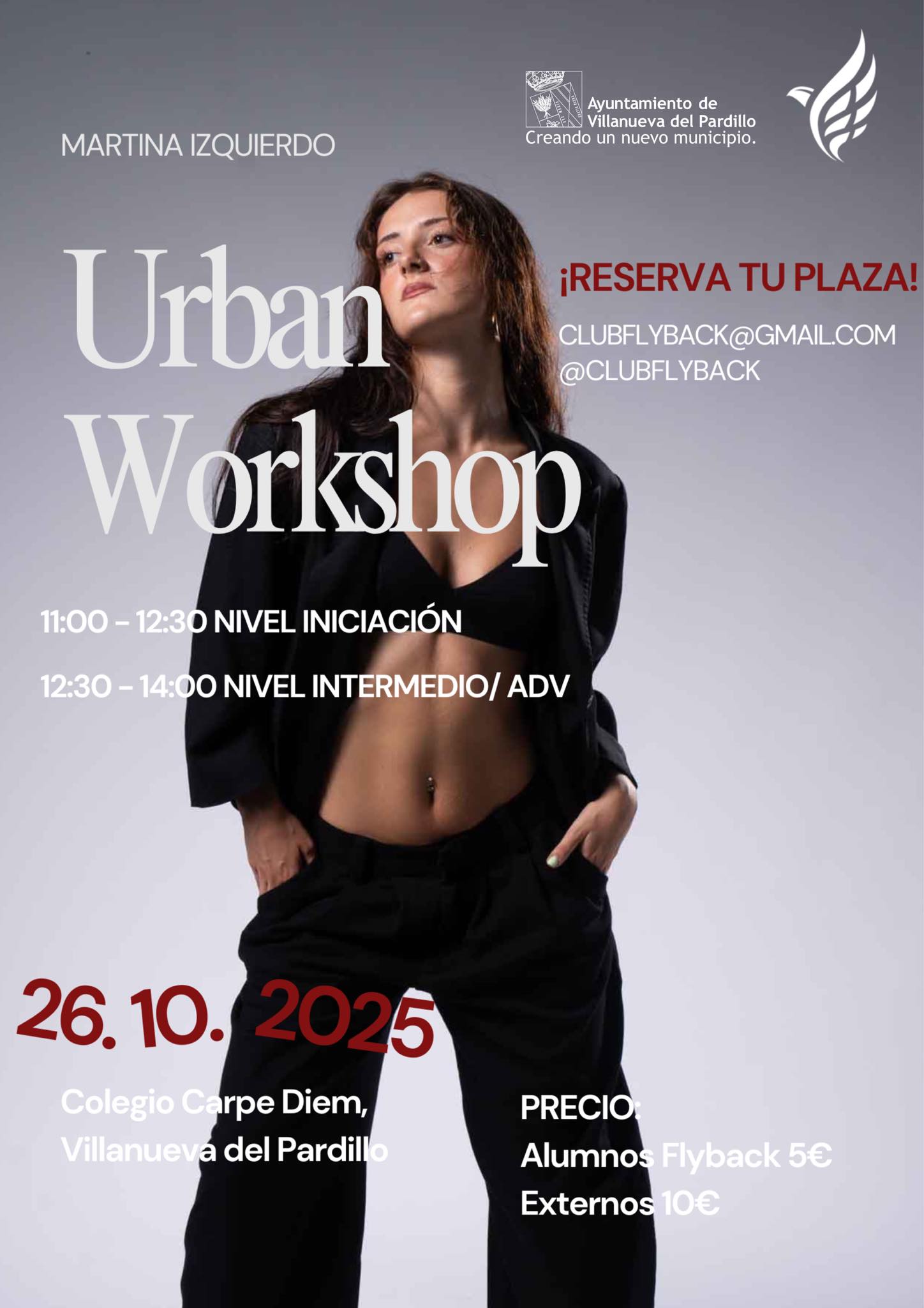 Urban workshop con Martina Izquierdo en Villanueva del Pardillo