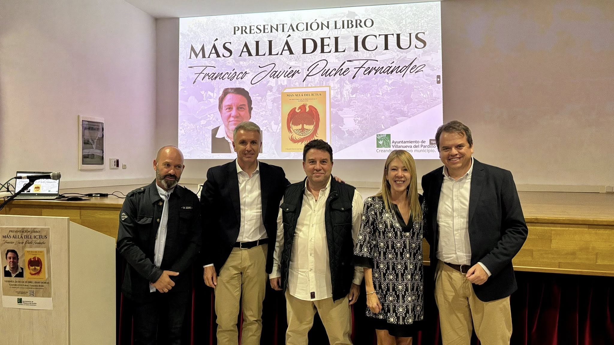 Acto de presentación del libro “Más allá del ictus” de Francisco Javier Puche Fernández