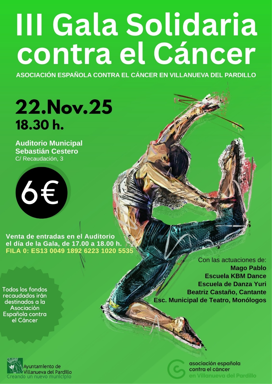 Villanueva del Pardillo celebra su III Gala Solidaria contra el cáncer 