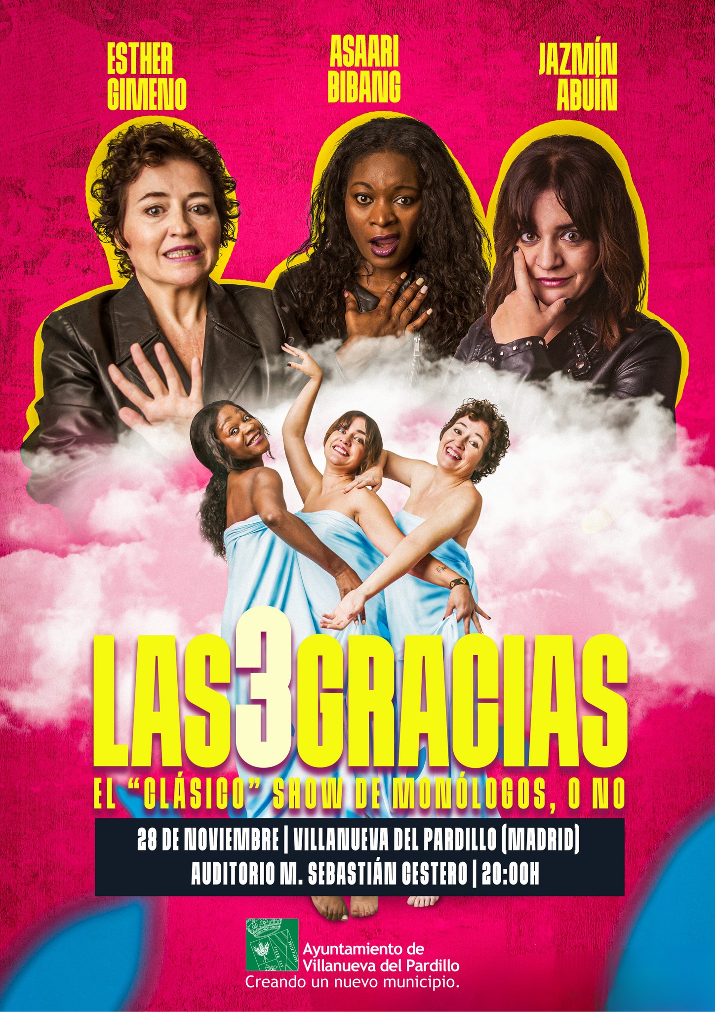 Show de monólogos Las 3 Gracias en Villanueva del Pardillo