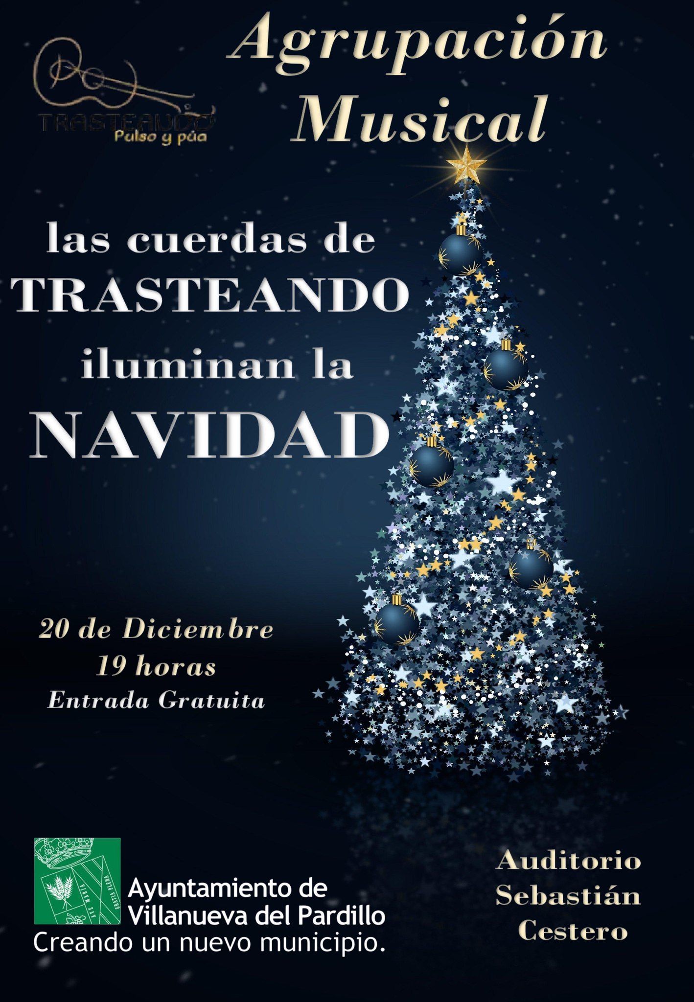 Concierto de Navidad de la Agrupación musical Trasteando en Villanueva del Pardillo