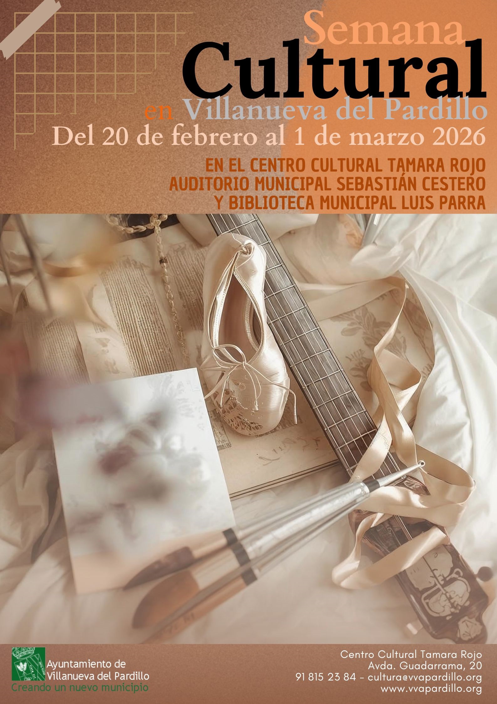 Villanueva del Pardillo acoge su Semana Cultural con talleres, exposiciones, clases abiertas y espectáculos