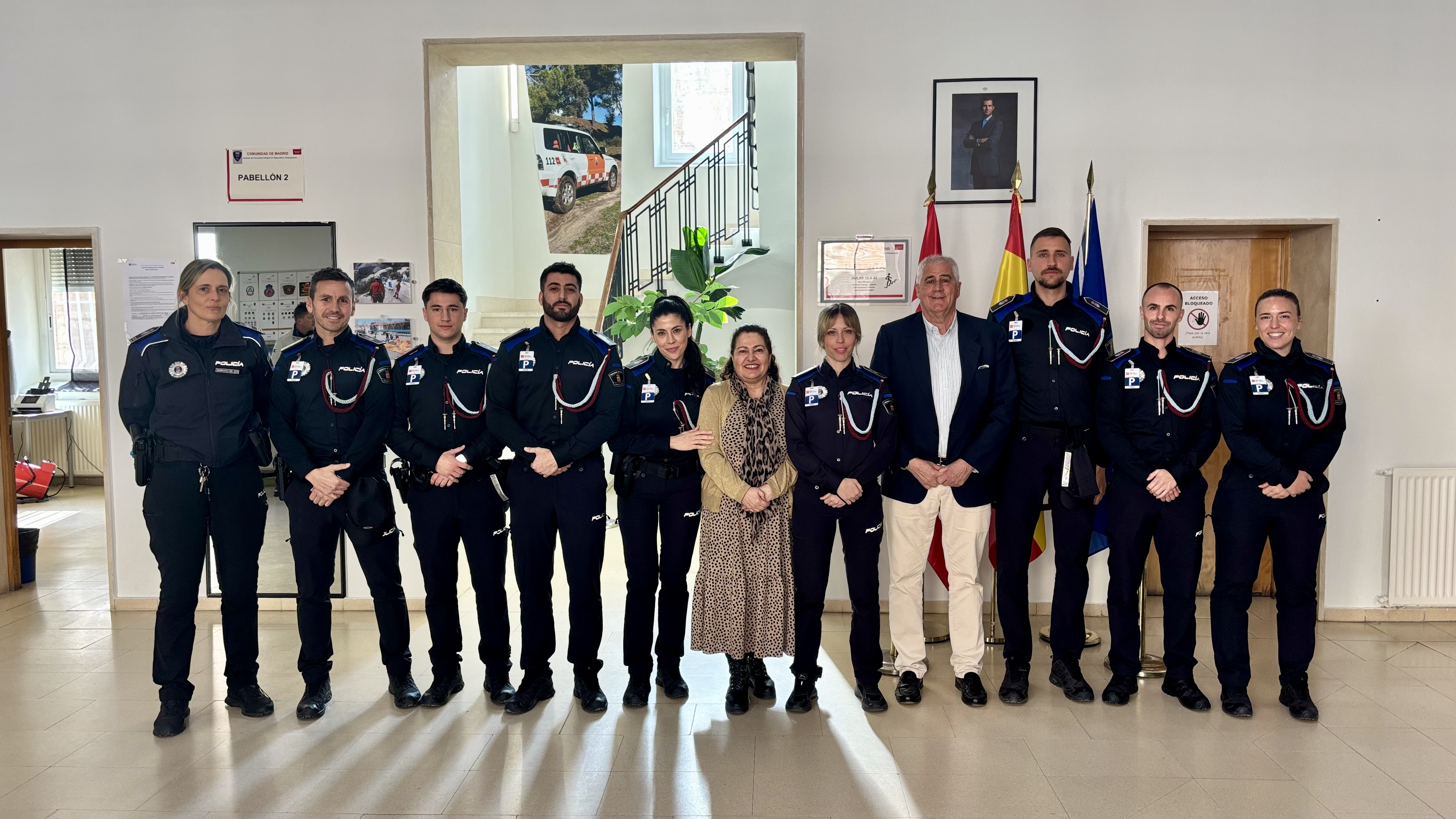 Continúa la formación práctica en el IFISE de los nuevos ocho agentes de Policía Local de Villanueva del Pardillo