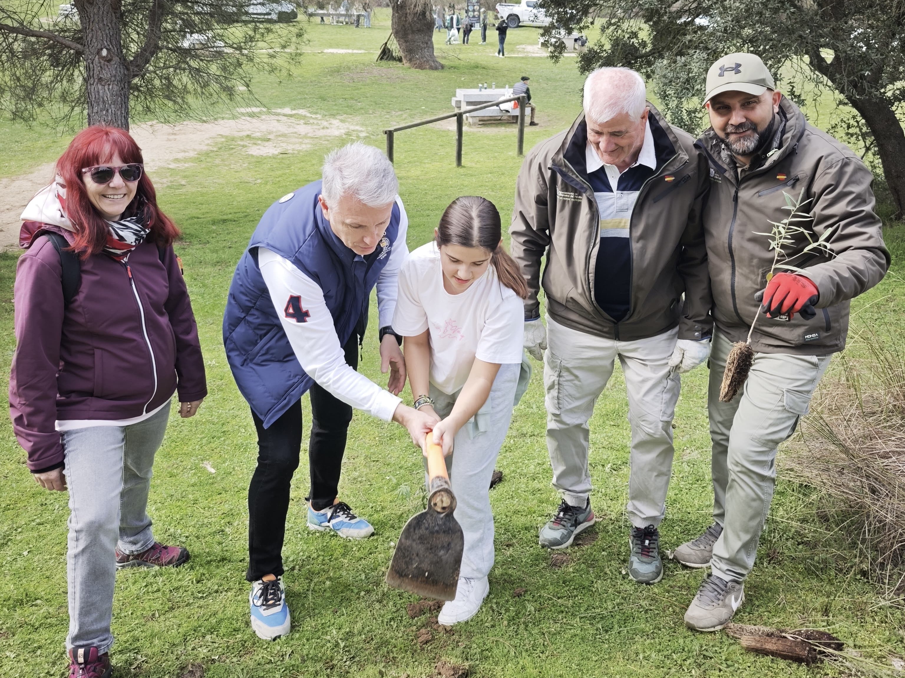Gran acogida en la reforestación familiar en Villanueva del Pardillo