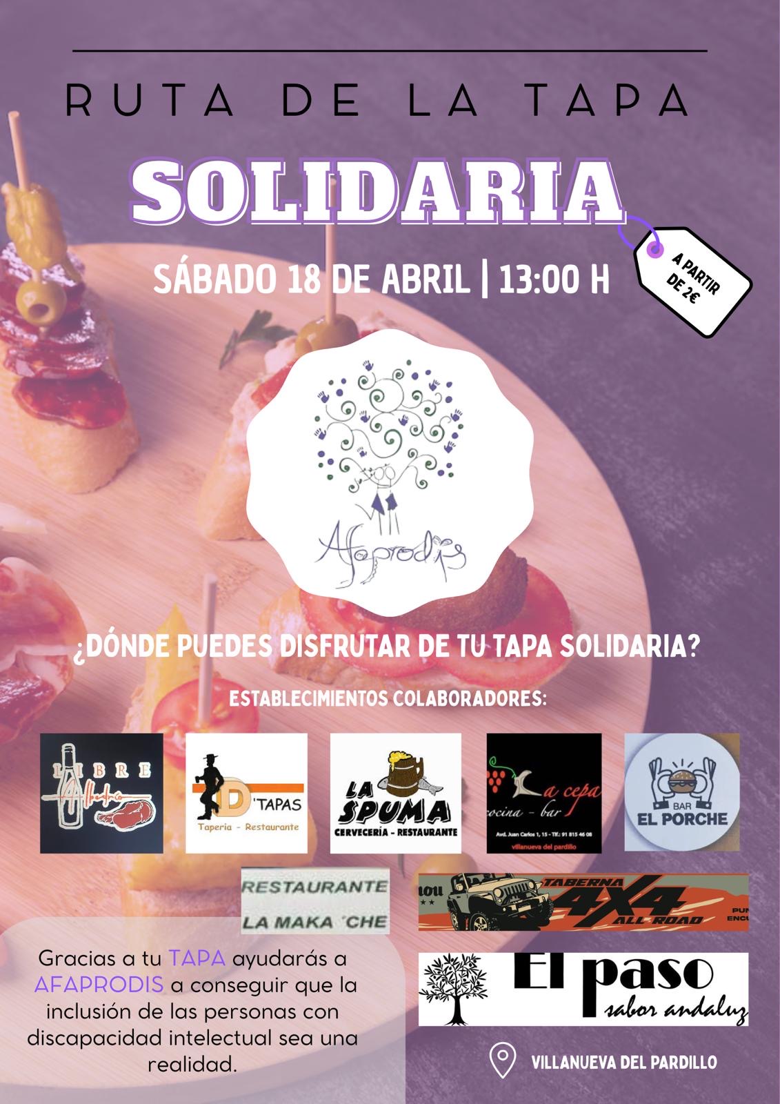 Ruta de la Tapa Solidaria en Villanueva del Pardillo