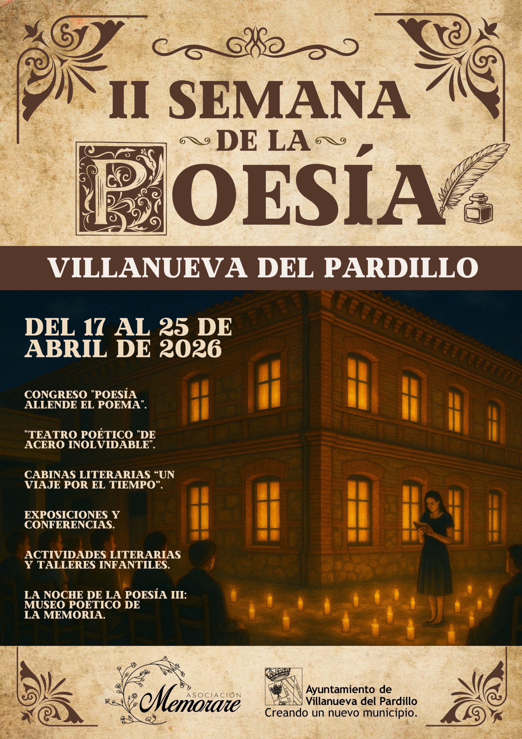 Villanueva del Pardillo celebra la segunda edición de la Semana de la Poesía