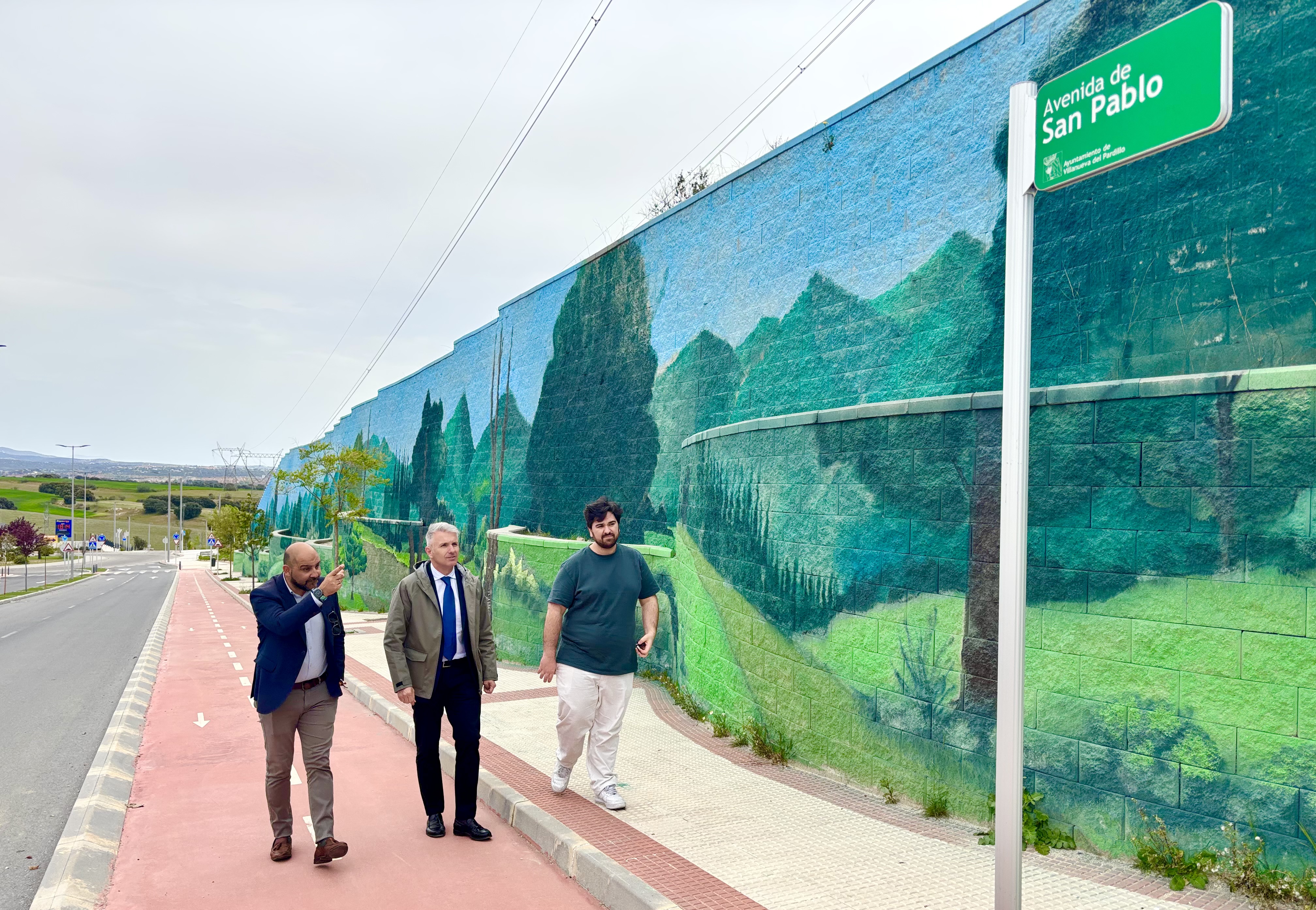 Villanueva del Pardillo embellece sus espacios públicos con arte urbano