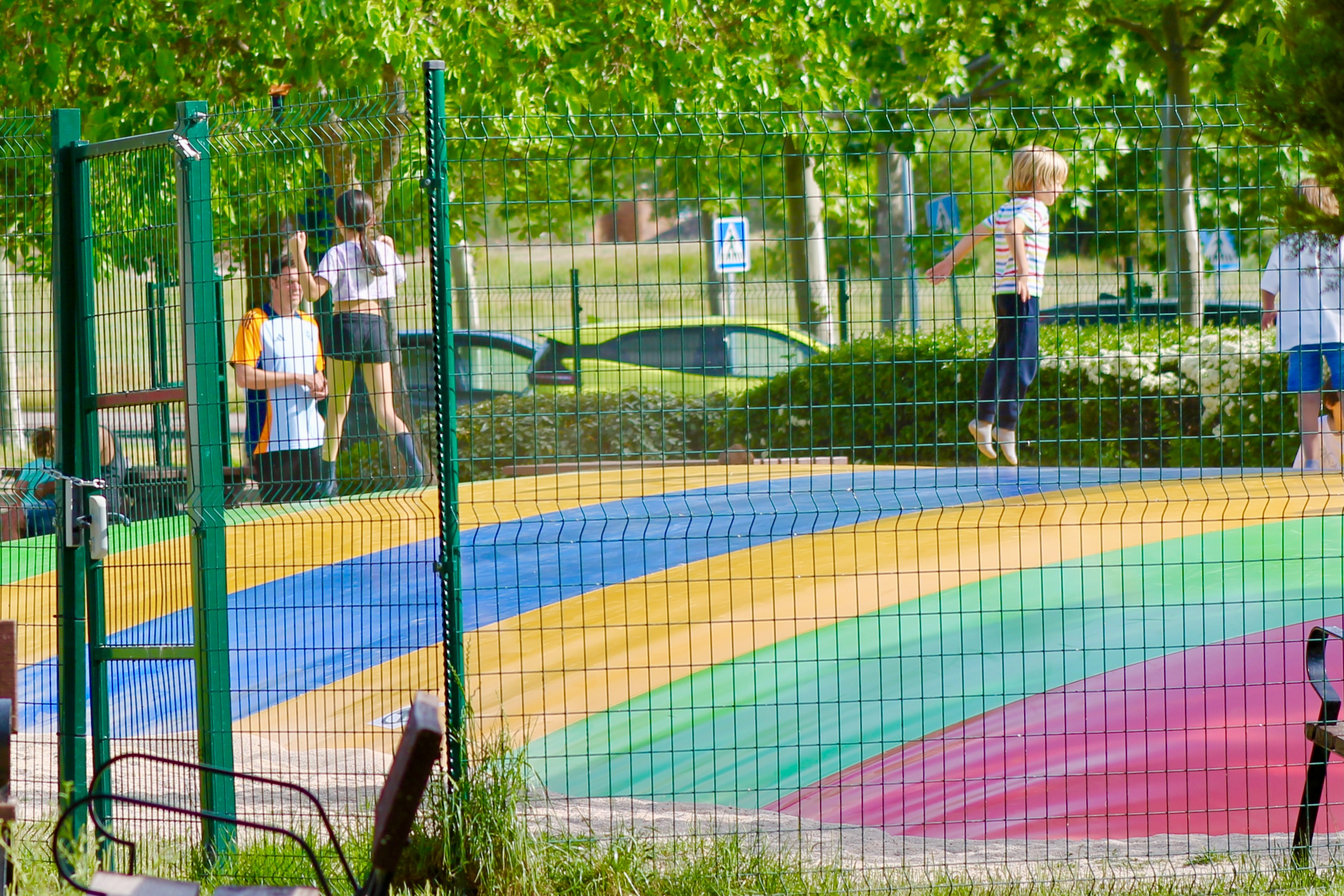 Reabierta la colchoneta del Parque de Sierra de Alcudia tras su sustitución por actos vandálicos