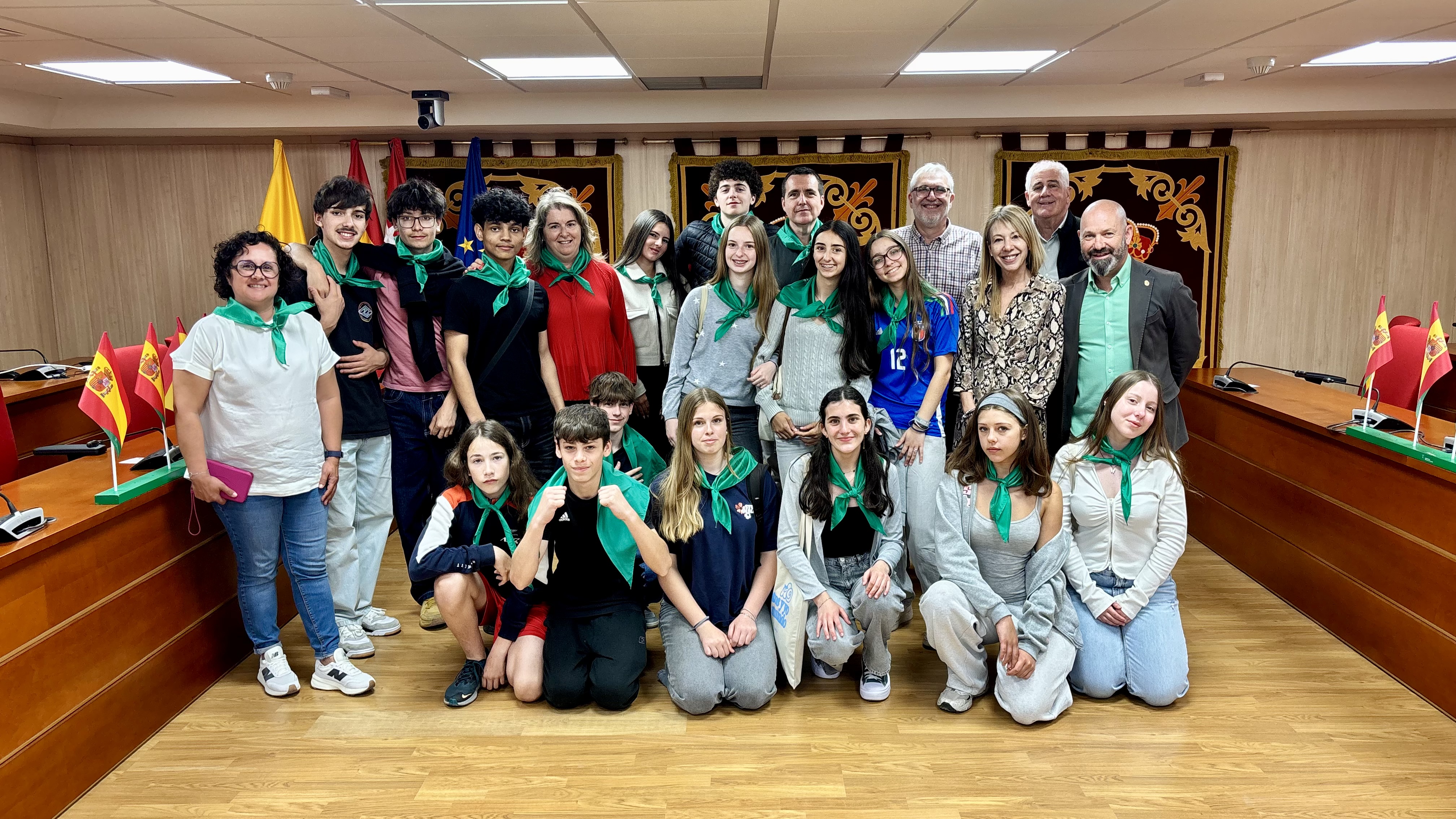 Villanueva del Pardillo recibe a los alumnos de Portugal del programa de intercambio escolar