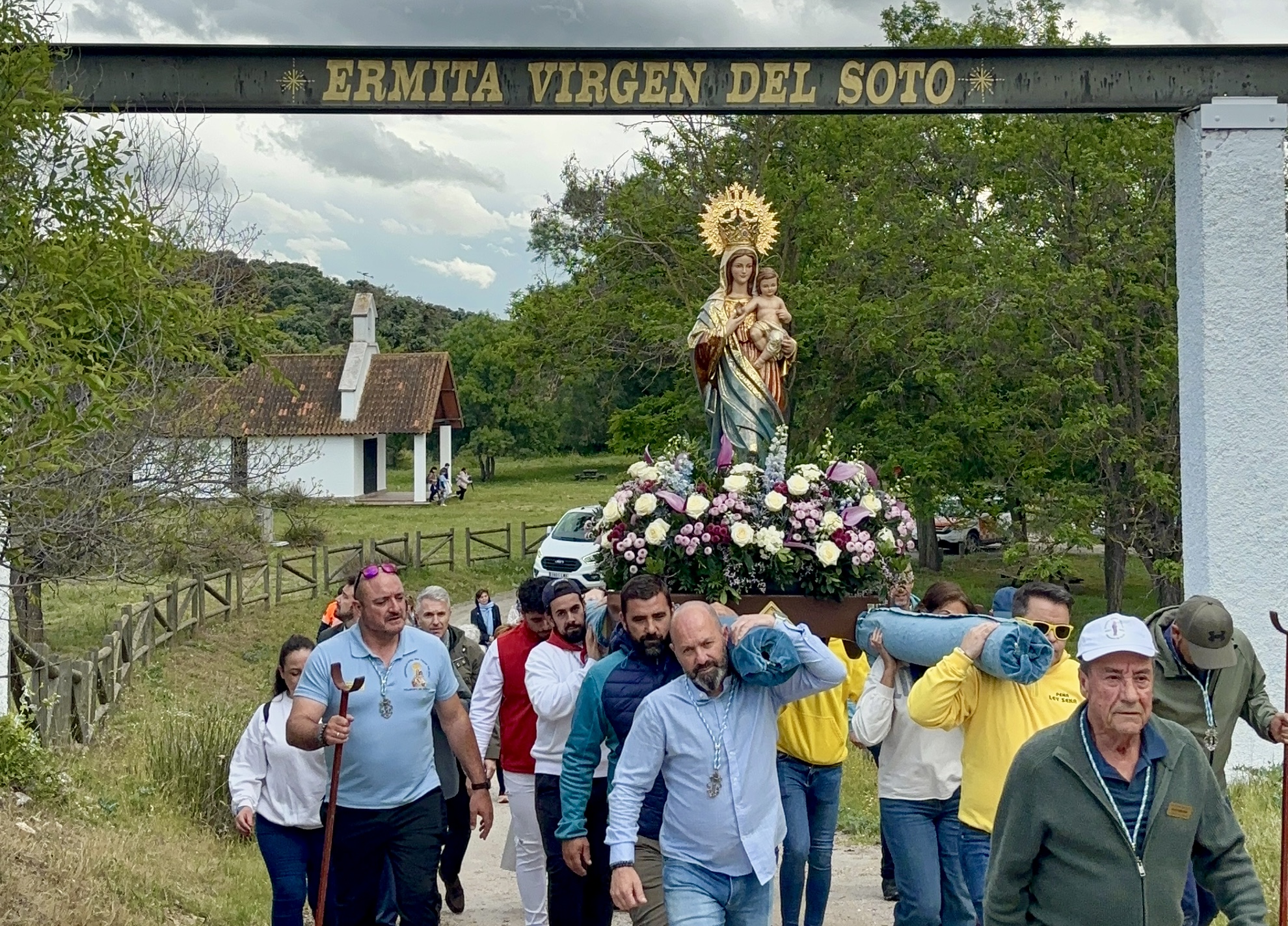 Subida de Ntra. Sra. la Virgen del Soto en Villanueva del Pardillo