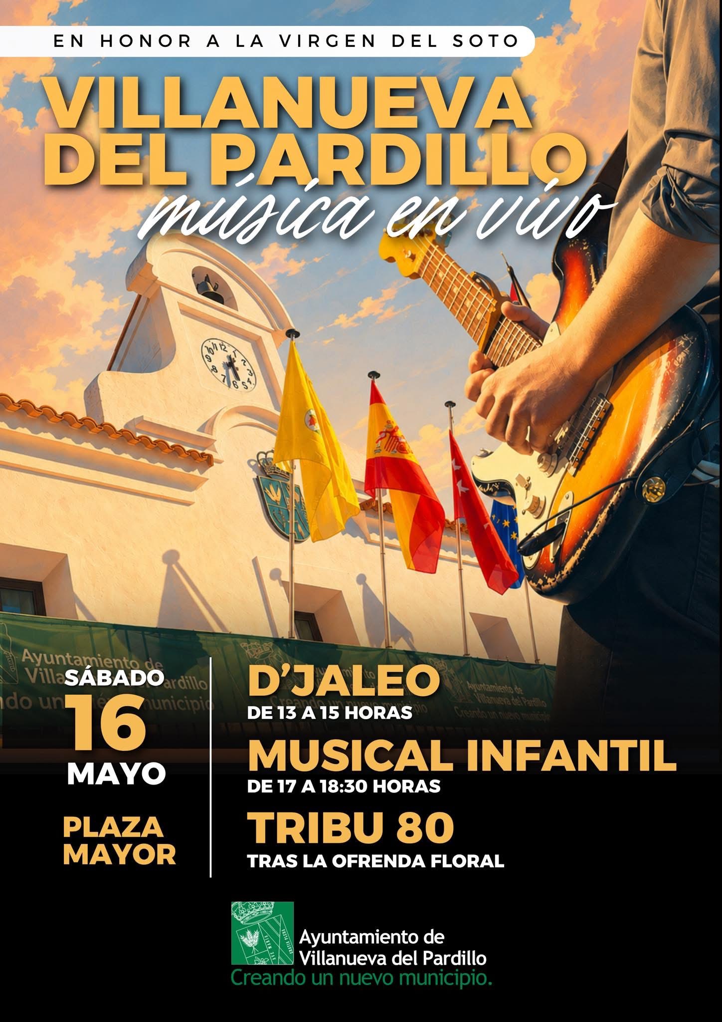 Villanueva del Pardillo celebra música en vivo en honor a la Virgen del Soto