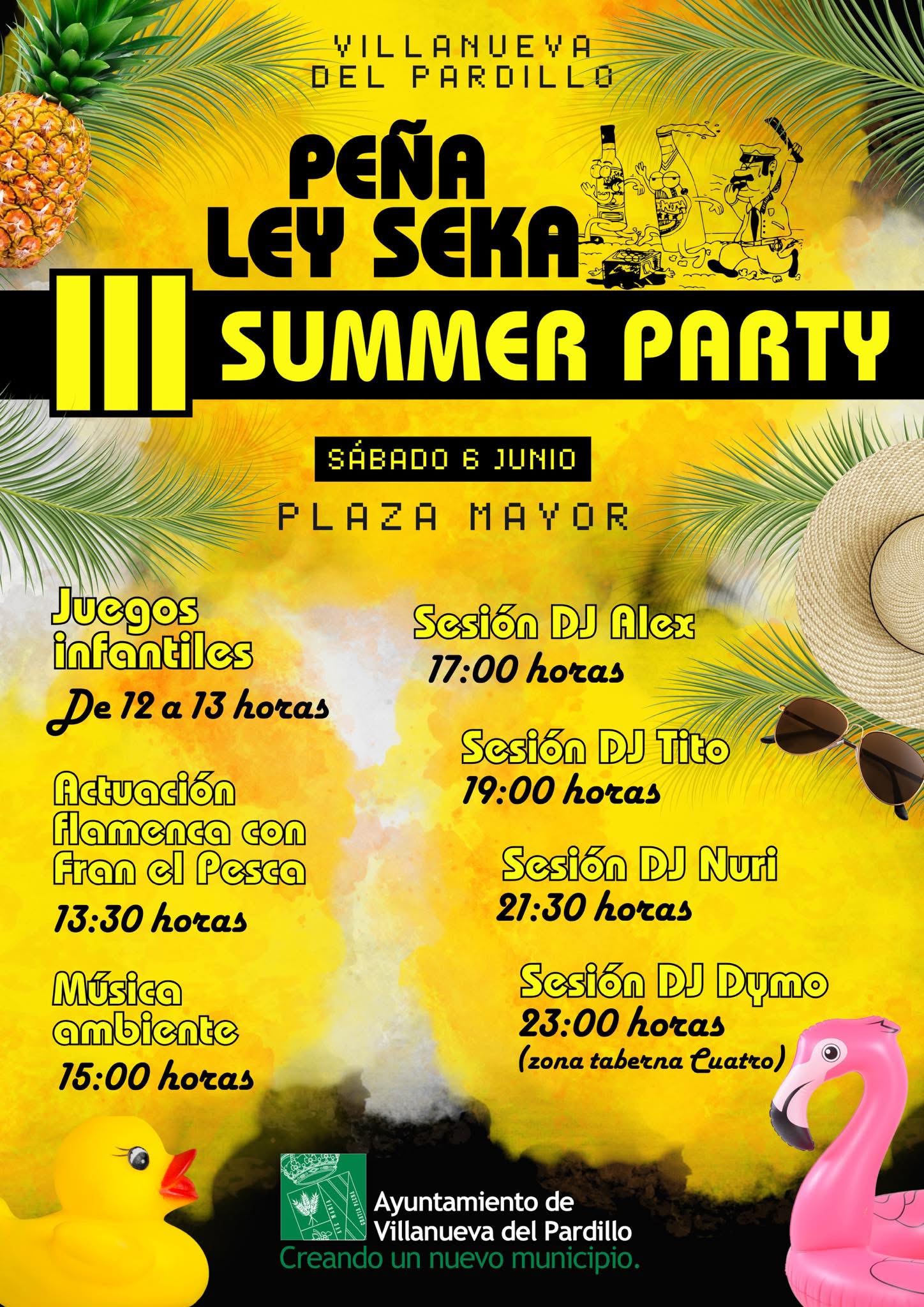Comienza el verano con la Ley Seka Summer Party en Villanueva del Pardillo