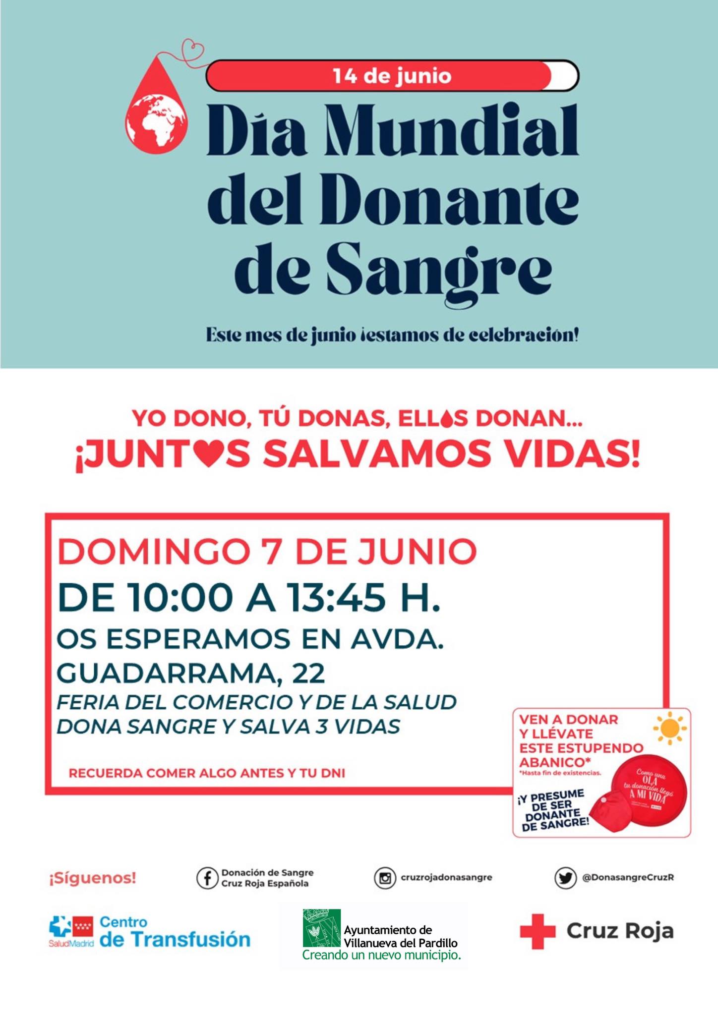Donación de sangre en Villanueva del Pardillo 