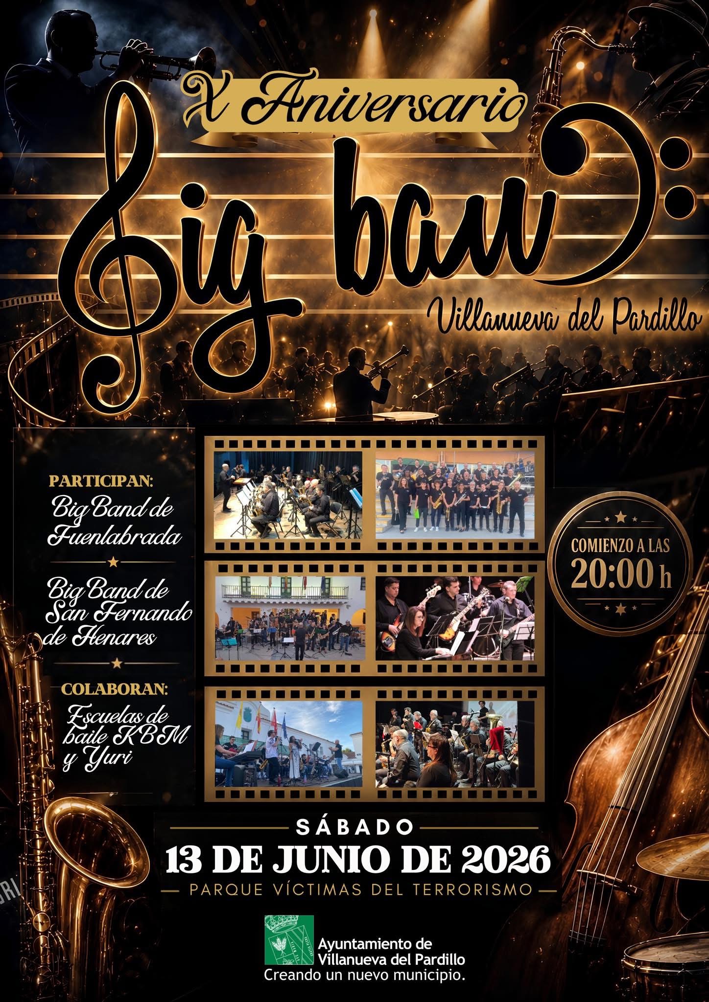 X Aniversario de la Big Band de la EMMD de Villanueva del Pardillo