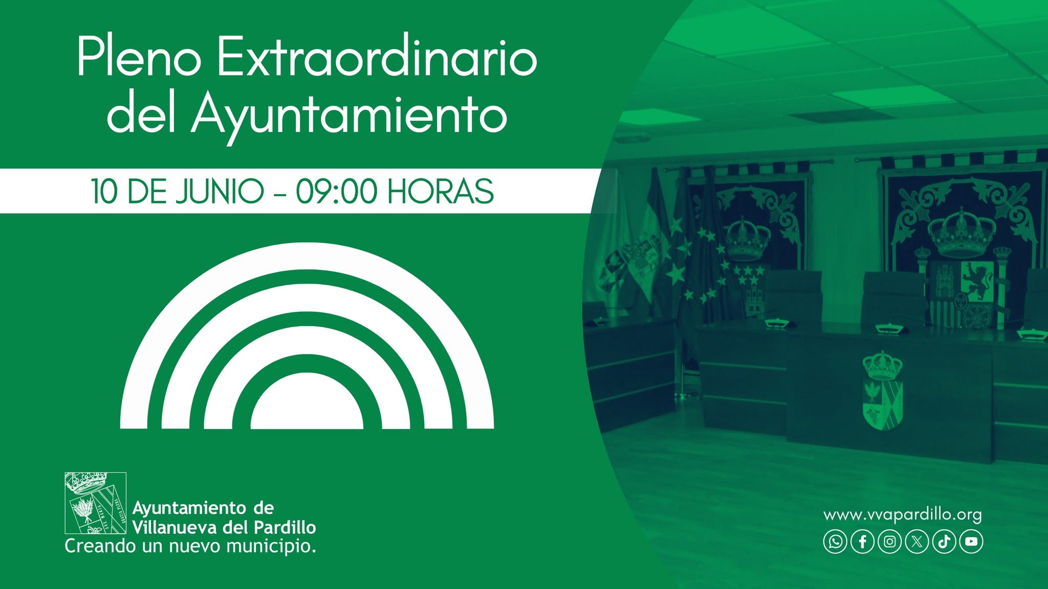 Pleno Extraordinario en Villanueva del Pardillo