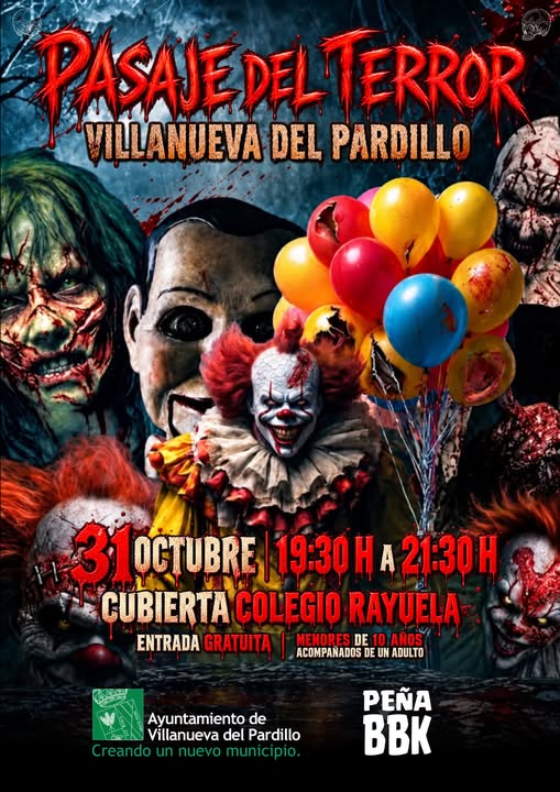 Vive una noche terrorífica con el pasaje del terror de Villanueva del Pardillo. Halloween 2026