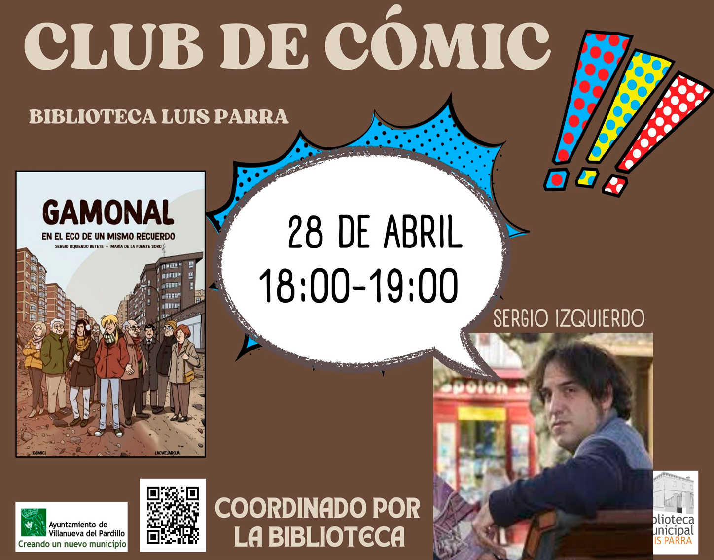 Club de lectura de cómic, lunes 28 de abril'25