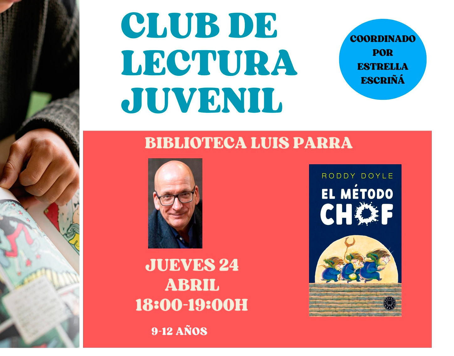 Club de lectura Juvenil. Jueves 24 de abril'25