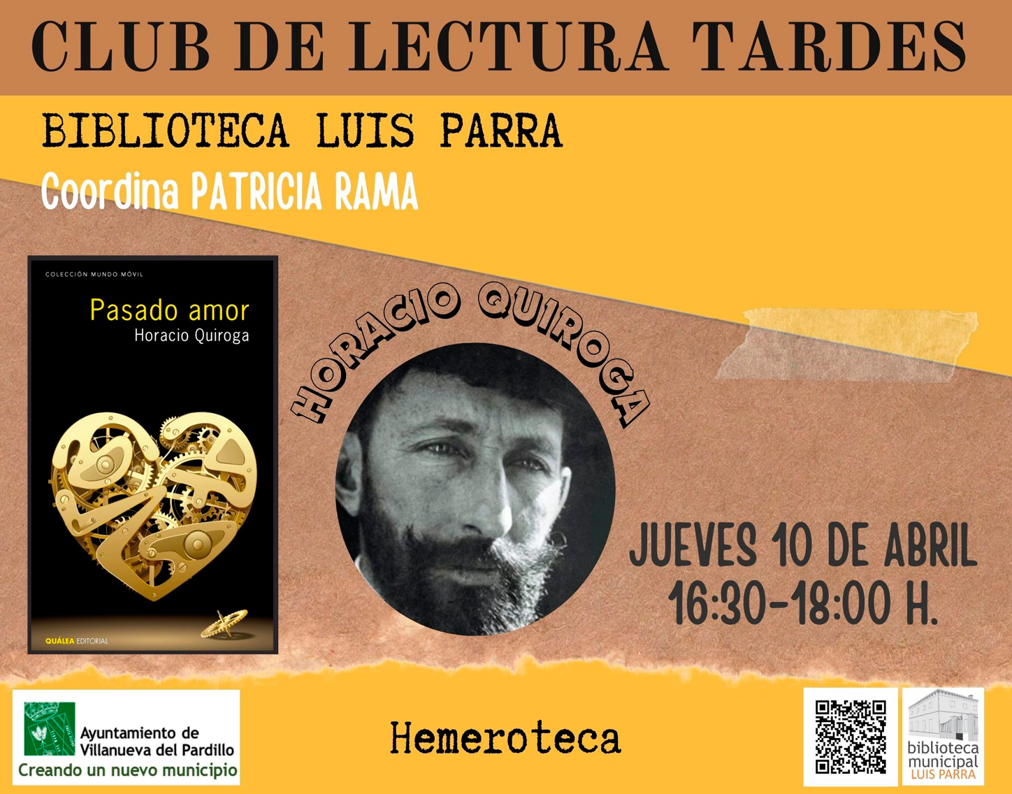 Club de lectura Adultos. Tarde. Jueves 10 de abril'25