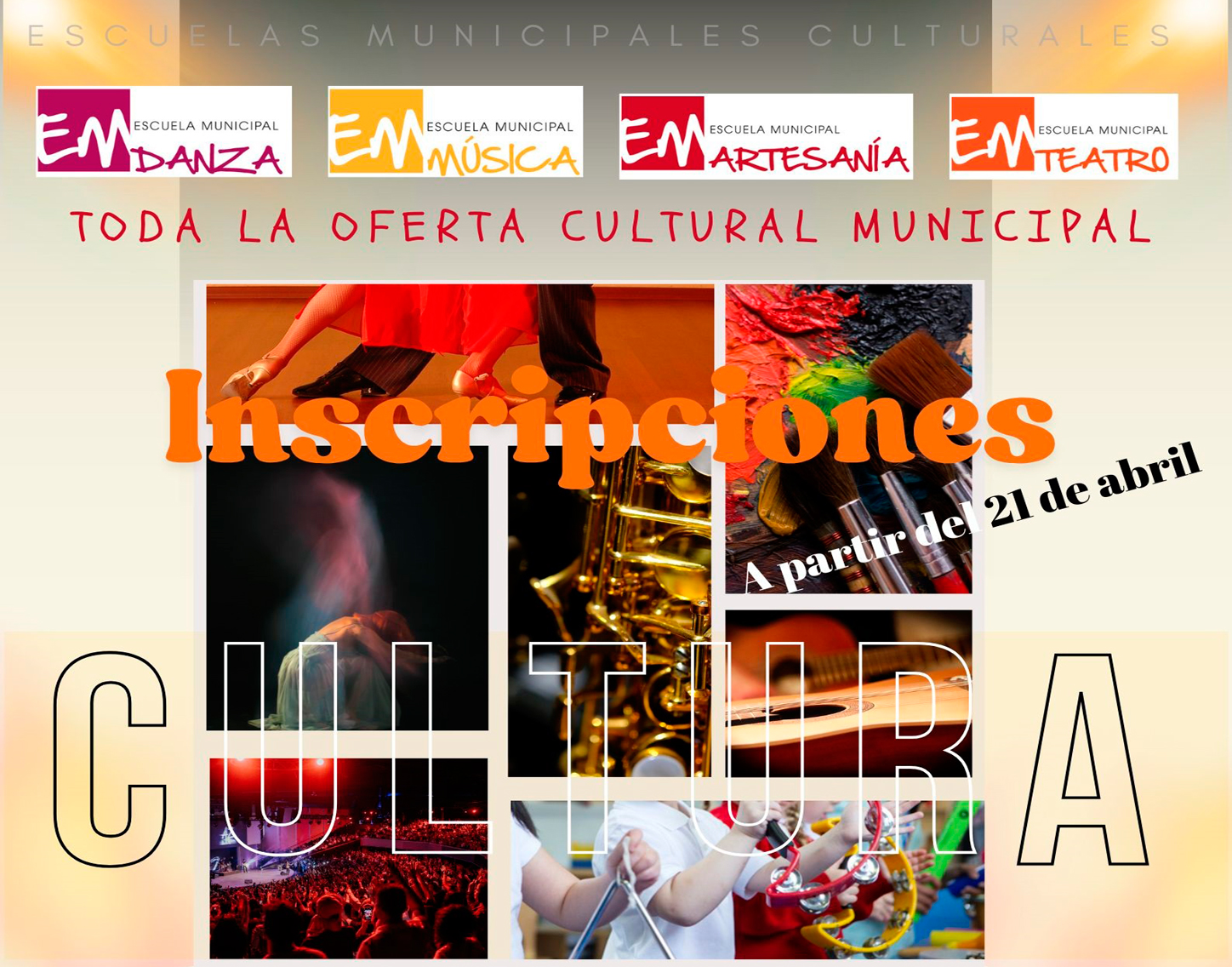 Comienzan las inscripciones de las Actividades Culturales Curso 2025-2026