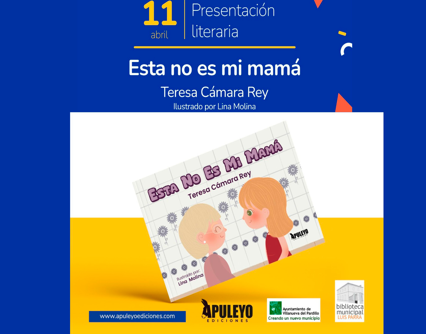Presentación del libro "Esta no es mi madre”, viernes 11 de abril'25