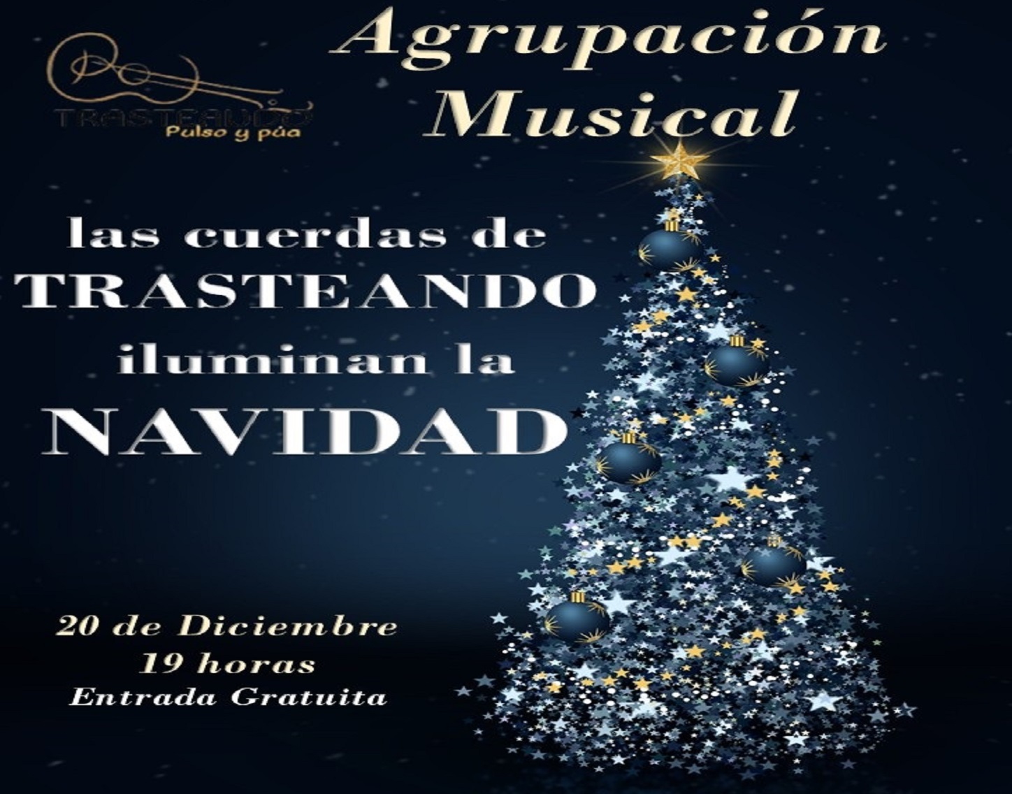 Concierto de la Agrupación Musical Trasteando, sábado 20 de diciembre'25 