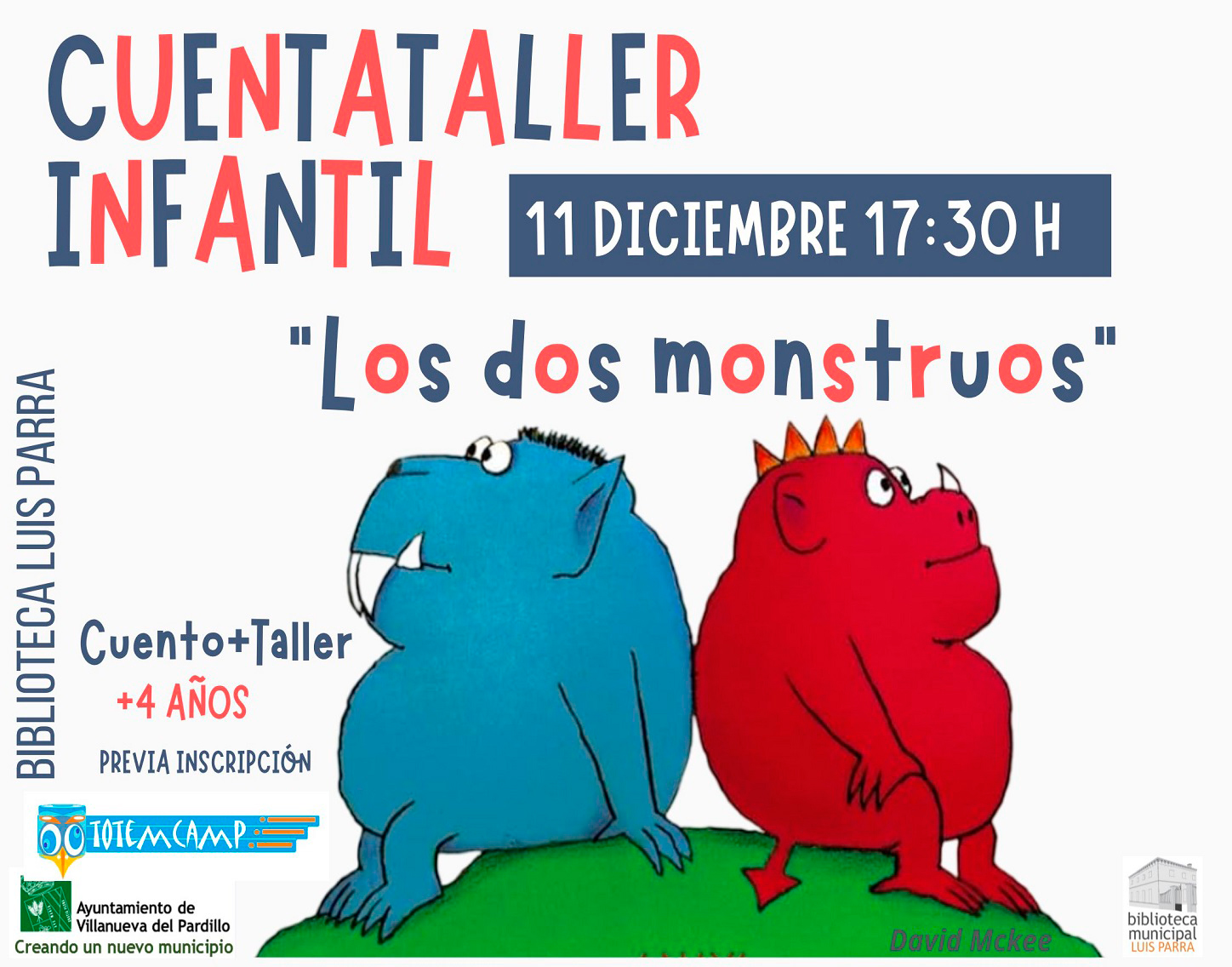 Cuentataller "Los dos monstruos", jueves 11 de diciembre'25