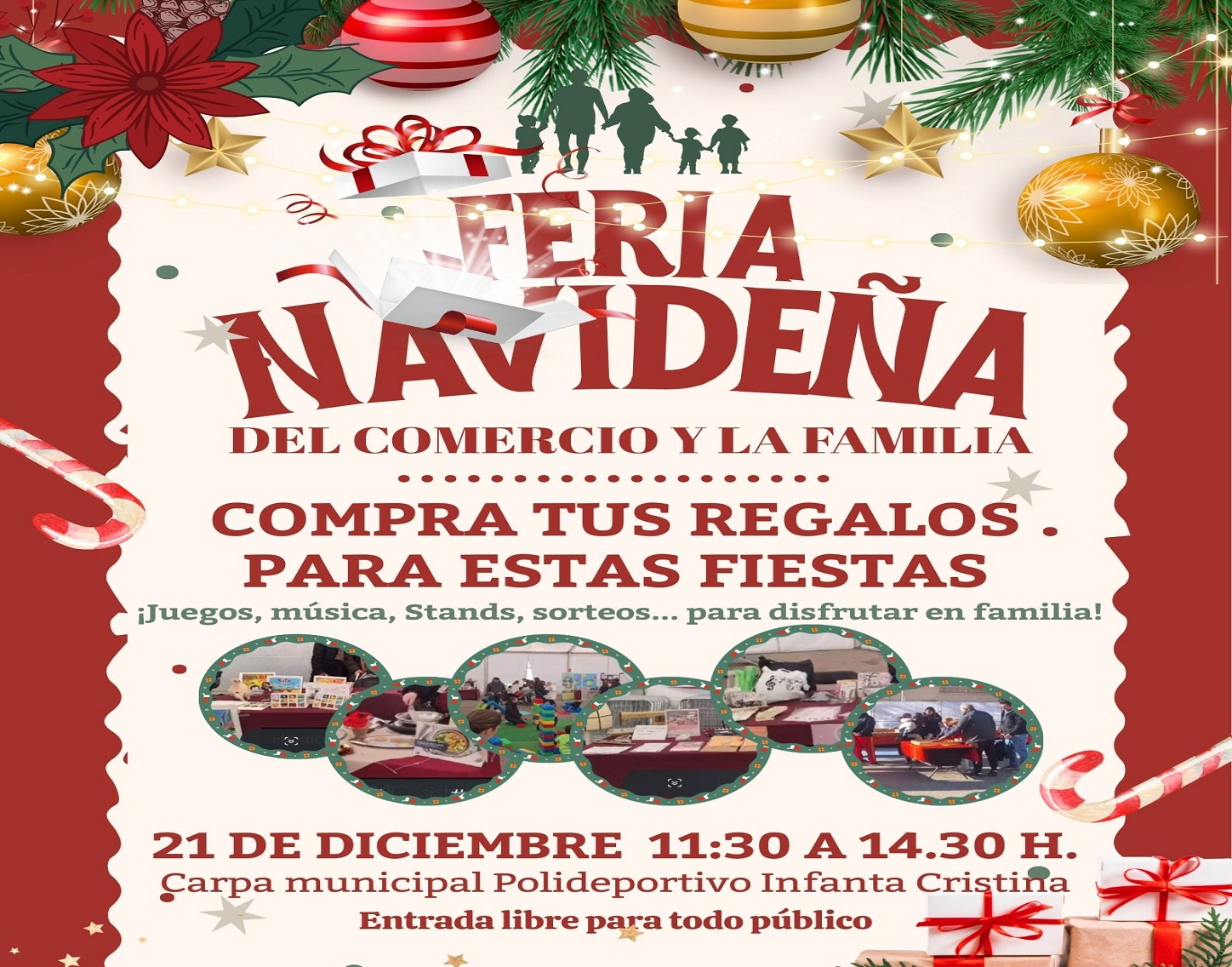 Feria de Navidad del Comercio y la Familia, 21 de diciembre'25